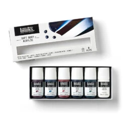 Soft Body Acrylic Set - 6x59ml - Muted Collection + White -Liquitex 70308