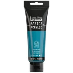 Basics Acrylic Color - Turquoise Blue
