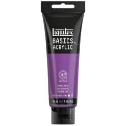 Basics Acrylic Color - Purple Gray
