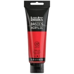 Basics Acrylic Color - Pyrrole Red