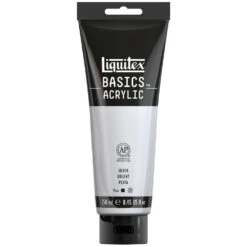Basics Acrylic Color - Silver -Liquitex 70622