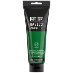 Basics Acrylic Color - Hookerâs Green Hue Permanent -Liquitex 70623