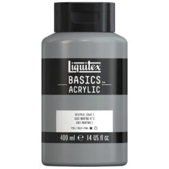 Basics Acrylic Color - Neutral Gray 5 -Liquitex 70688
