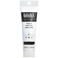 Professional Heavy Body Acrylic - Mars Black