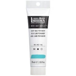Professional Heavy Body Acrylic - Light Blue Permanent