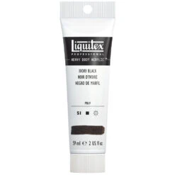 Professional Heavy Body Acrylic - Ivory Black