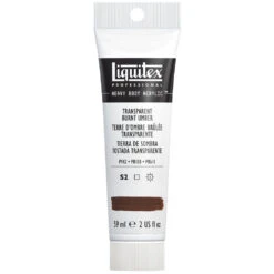Professional Heavy Body Acrylic - Transparent Burnt Umber