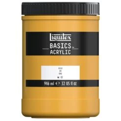 Basics Acrylic Color - Gold -Liquitex 72179