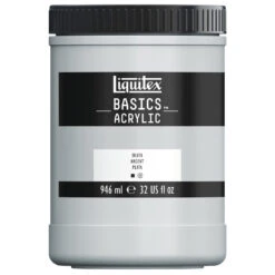 Basics Acrylic Color - Silver -Liquitex 72180