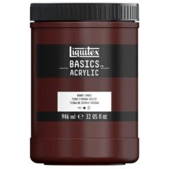 Basics Acrylic Color - Burnt Umber -Liquitex 72181