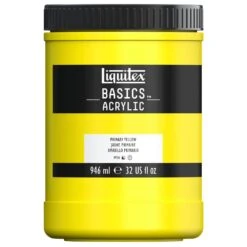 Basics Acrylic Color - Primary Yellow -Liquitex 72191