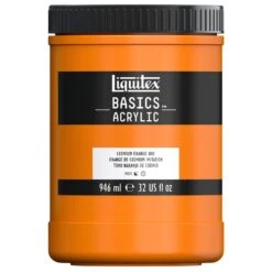 Basics Acrylic Color - Cadmium Orange Hue -Liquitex 72198