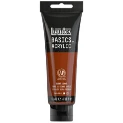 Basics Acrylic Color - Burnt Sienna