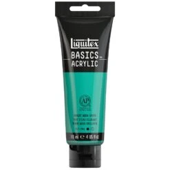 Basics Acrylic Color - Bright Aqua Green