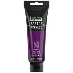 Basics Acrylic Color - Deep Violet