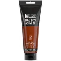 Basics Acrylic Color - Burnt Sienna -Liquitex 72460