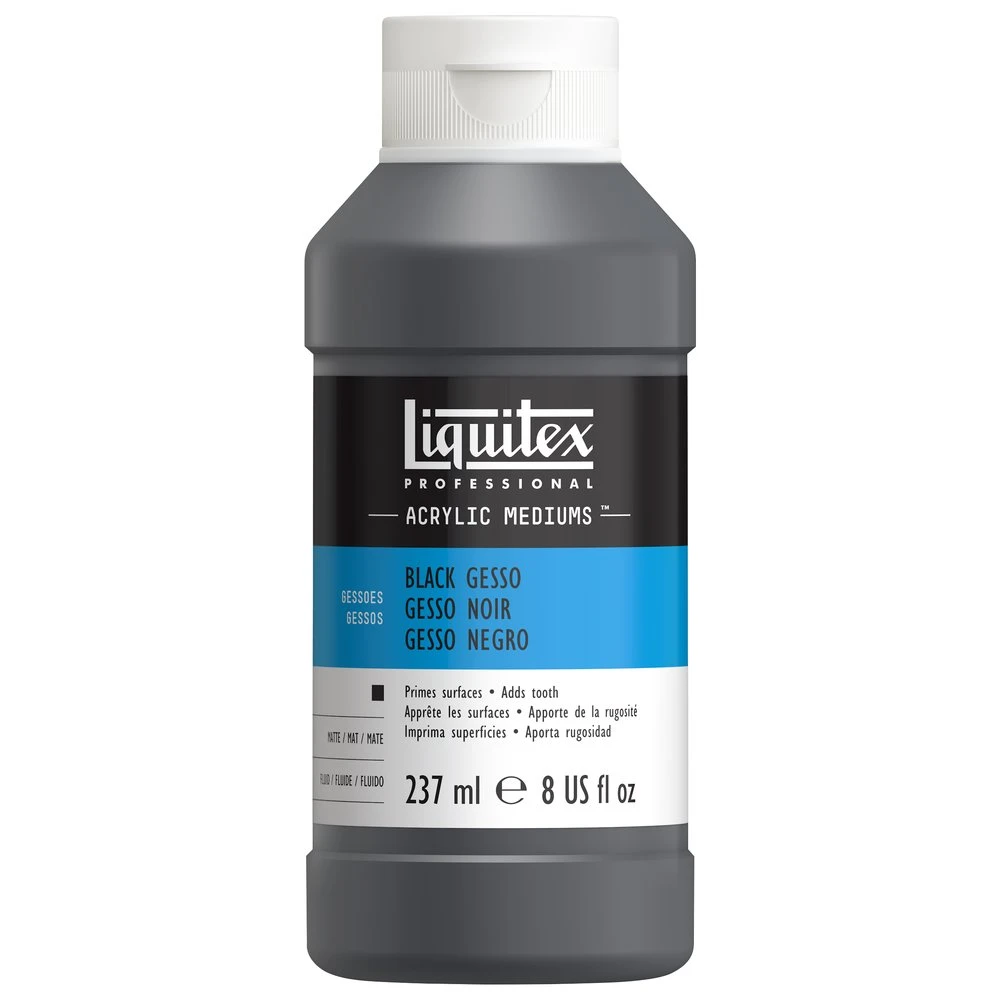 Professional Black Gesso 1 Professional Black Gesso