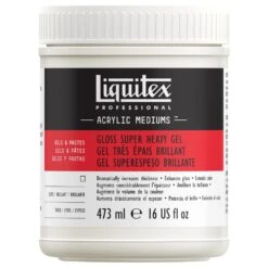 Professional Gloss Super Heavy Gel 8 Professional Gloss Super Heavy Gel -Liquitex 73528
