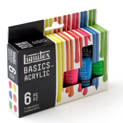 Basics Acrylic Set - 6x22ml - Fluorescents 12 Basics Acrylic Set - 6x22ml - Fluorescents -Liquitex 78742