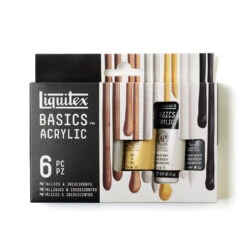 Basics Acrylic Set - 6x22ml - Metallics & Iridescents