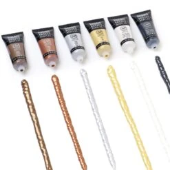 Basics Acrylic Set - 6x22ml - Metallics & Iridescents 11 Basics Acrylic Set - 6x22ml - Metallics & Iridescents -Liquitex 79195