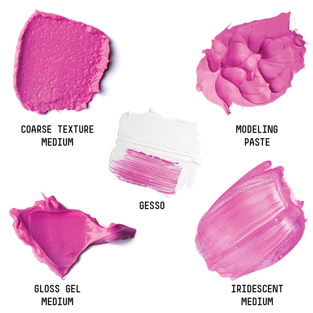 Basics Acrylic Mediums Set - 5x75ml 2 Basics Acrylic Mediums Set - 5x75ml - Image 2