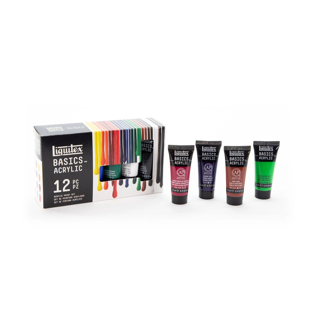 Basics Acrylic Set - 12x22ml 2 Basics Acrylic Set - 12x22ml - Image 2