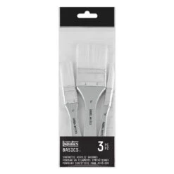 Basics Brush Synthetic Hair Set - 3 Pack