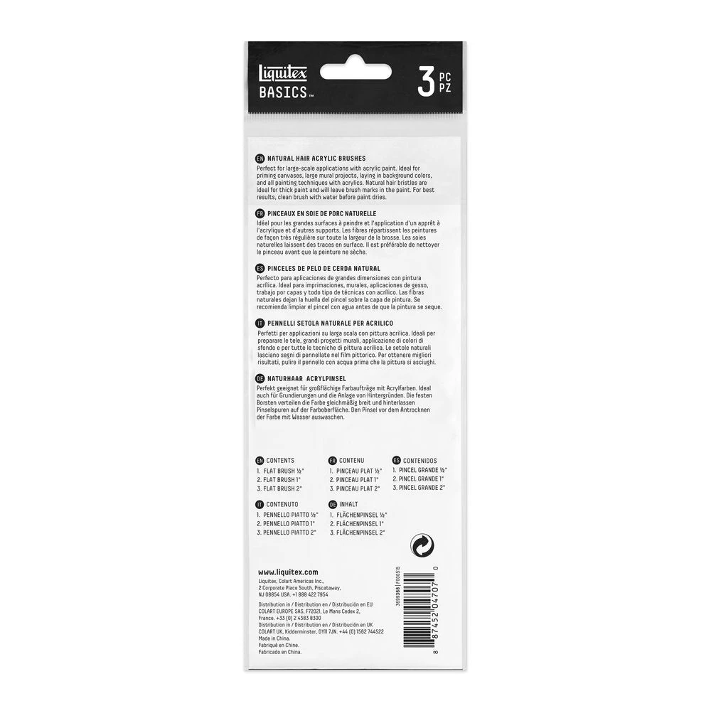 Basics Brush Natural Hair Set - 3 Pack 4 Basics Brush Natural Hair Set - 3 Pack - Image 4