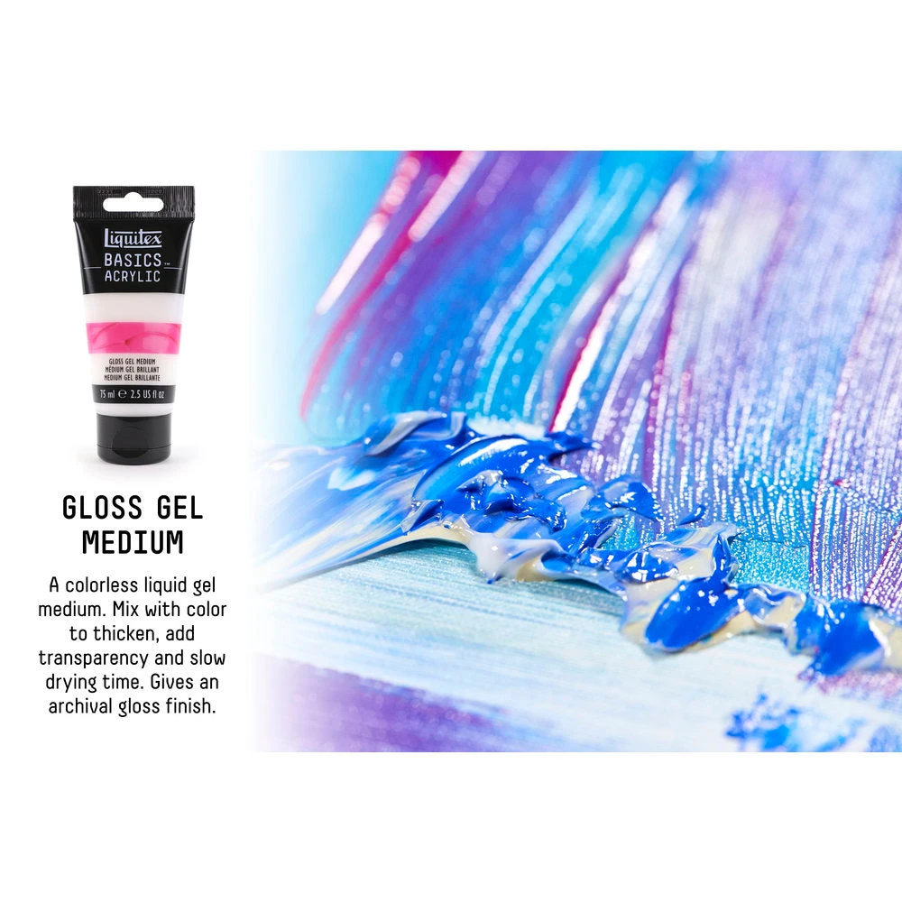 Basics Acrylic Mediums Set - 5x75ml 5 Basics Acrylic Mediums Set - 5x75ml - Image 5