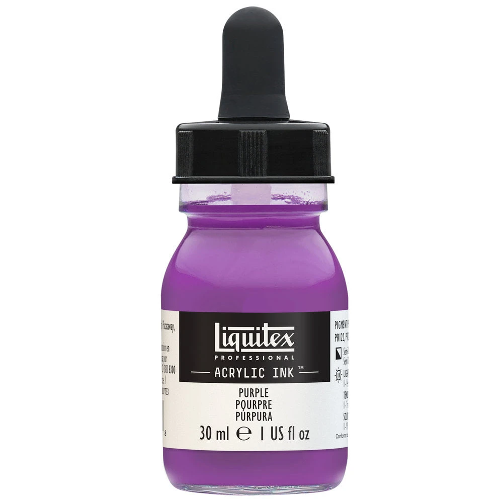 Professional Acrylic Ink - Purple 1 Professional Acrylic Ink - Purple
